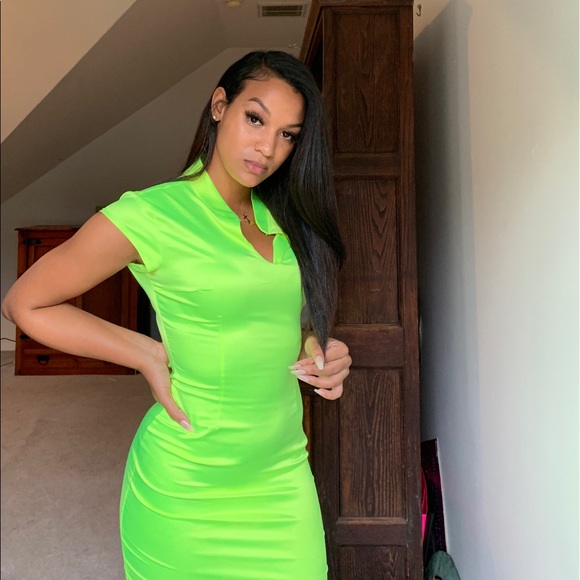 Tictocla Dresses Green Dress For A Baddie Poshmark